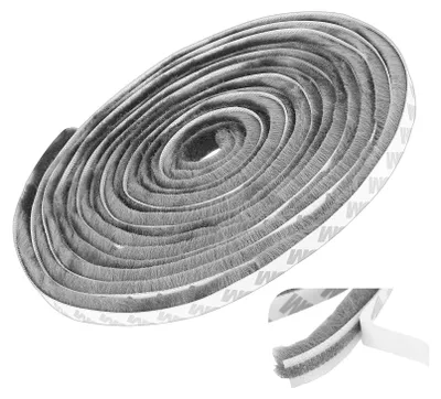 Immagine prodotto di Guarnizione adesiva per porte, 9 mm x 9 mm, autoadesiva, 10 metri