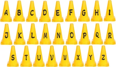 Produktbild von Alphabet Set Kegel mit Buchstaben 1 Set