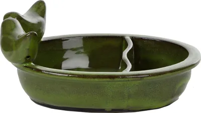 Produktbild von Stilvoll und funktional: Unsere 2 in1 Keramik-Futter- und Trinkschalen. Grün