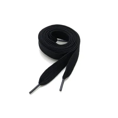 Flache extra breite Schnürsenkel - schwarz - 20mm breit - 140 cm