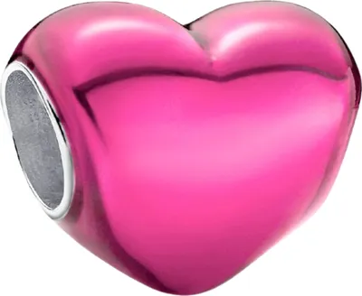 Immagine prodotto di Pandora Charm Donna Cuore Rosa Metallizzato Argento Sterling 793337C03