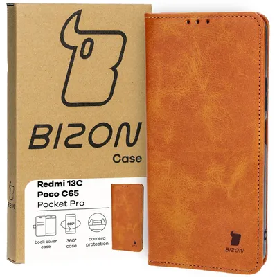 Produktbild von Bizon Case Pocket Pro Xiaomi Redmi 13C / Xiaomi Poco C65 braun
