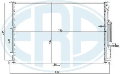 Produktbild von ERA 667270 Kondensator Klimaanlage Klimakondensator für AUDI A8 (4E2, 4E8)