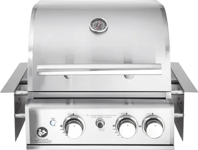 Immagine prodotto di ALLGRILL grill a gas da incasso CHEF S in acciaio inox Sistema ad aria incorporato, 2 bruciatori, bruciatore posteriore 100959