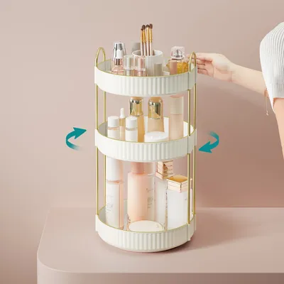 Produktbild von SONGMICS Make-up Organizer drehbar, Kosmetik-Organizer, Kosmetik Aufbewahrung,Geschenkidee