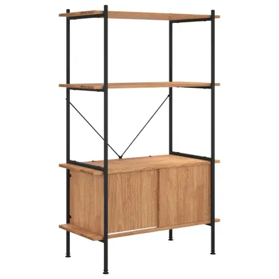 Zdjęcie produktu dla VidaXL 336353, Czarny, Brązowy, Stal, Drewno, 15 kg, 50 kg, 800 mm