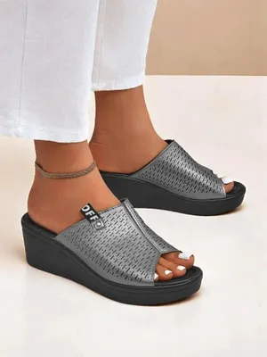 Produktbild von Royalfashion Damen Pantoletten mit Keilabsatz Luna Wedge, Größe 40