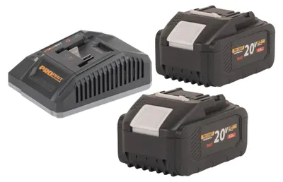 Obrázek produktu pro Procraft Starter Pack C20/6.5 Rychlonabíječka 20 V 6,5 A + 2x 20/8 baterie 8,0 Ah