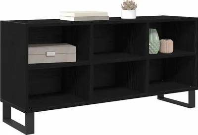 Produktbild von TV-Schränk Schwarz Eichen-Optik 103,5 x 30 x 50 cm