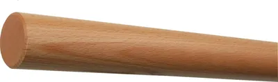 Produktbild von TIBU Buche Holz Handlauf Rundholz Ø 42 mm Geländer 0,3m - 5m, Länge 100 cm, Ende gefast und ohne Halter