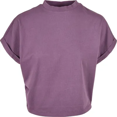 Produktbild von Urban Classics Ladies - Pigment Dye Short Top violett - XS
