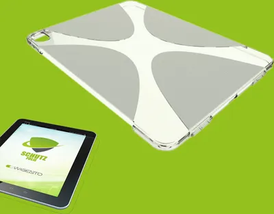 Obrázok produktu pre Silikónové puzdro na tablet transparentné pre iPad Pro 12.9 2022/2021/2020+H9 sklo