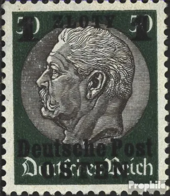 Produktbild von Briefmarken Generalgouvernement 1939 Mi 12 gestempelt Hindenburg