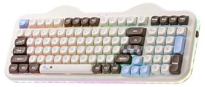 Zdjęcie produktu dla Klawiatura mechaniczna bezprzewodowa 98 klawiszy rgb dla gracza
