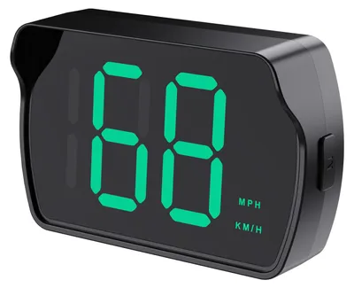 Zdjęcie produktu dla Wyświetlacz Head-Up, samochodowy prędkościomierz GPS z wyświetlaczem o wysokiej rozdzielczości, wyświetla prędkość w km/h i mph, obsługa typu „plug and play”