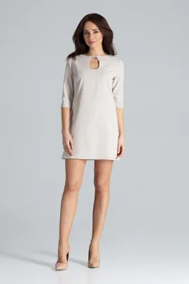 Produktbild von Lenitif Minikleid für Frauen Pellingaine L001 beige L