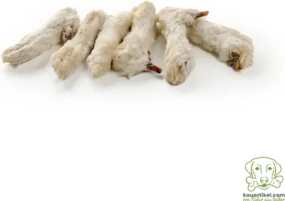 Produktbild von Kaninchen-Pfoten mit Fell 500g