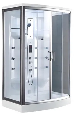 Produktbild von Luxusdusche Multifunktionsdusche Duschkabine Duschbox Wellnessdusche 142x92 cm