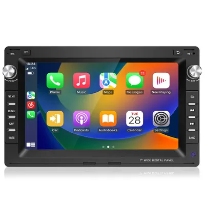 Immagine prodotto di Autoradio GPS Navi DAB+ 6+128G Android13 carplay da 7 pollici Adatta per VW Polo 9N Golf 4 SHARAN Jetta Passat B5 8Kern Andriod Auto 2din GPS NAVI
