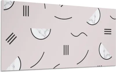 Produktbild von Abstraktes Geometrisches Muster – Selbstklebende Fliesen – Wandverkleidung – Wandpaneel – PVC Fliesen – Vinylflisen – PCV Flisen – Selbstklebend – Wanddeko – 120 x 60 cm
