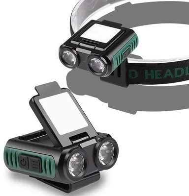 Immagine prodotto di Lampada da pesca a LED, portatile, ricaricabile tramite USB, per la pesca notturna