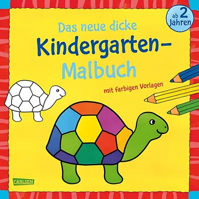 Produktbild von Das neue, dicke Kindergarten-Malbuch