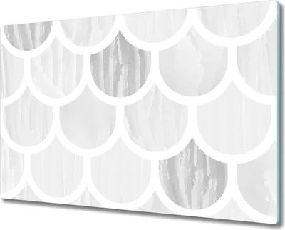 Produktbild von Glas-Herdabdeckplatte Glaskeramikkochfeld-Abdeckung Spritzschutz - 80x52 cm - Graue Jakobsmuschel