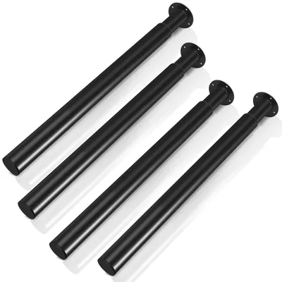 Zdjęcie produktu dla Regulowane nóżki do mebli - 70-110 cm - czarne