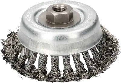 Obrázek produktu pro KOTARBAU® 120 mm uzlový drátěný kartáč se závitem M14 pro úhlové brusky