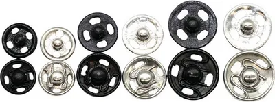 Produktbild von Metall-Druckknöpfe 7-10 mm 24 Stück