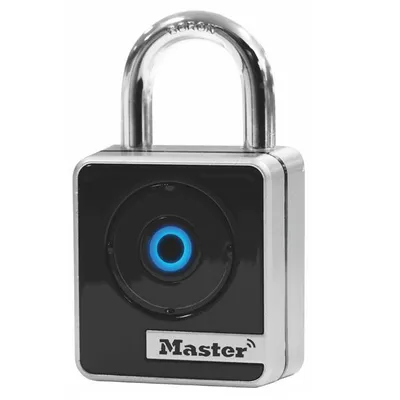 Obrázek produktu pro MASTER LOCK 4400EURD, Chytrý visací zámek, Černá, Stříbrná, RoHS, CE, R&TTE, CR2450, 1 kusů, 47 mm