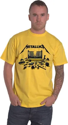Image de Metallica - "72 Seasons Simplified Cover" T-Shirt für Herren/Damen Uni RO5311 (XXL) (Gelb)