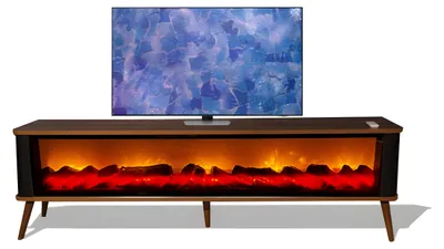 Immagine prodotto di Telecomando, colore LED del caminetto, controllo della musica: tutto in un mobile TV