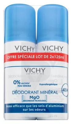 Obrázok produktu pre Vichy deodorant 48H Mineral Deodorant 2 x 125 ml