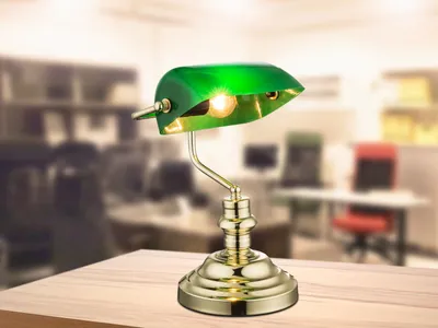 Produktbild von Globo Lighting Tischleuchte Metall messingfarben, 1x E27