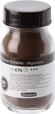 Produktbild von Schmincke 100ml Pigmente Cassler/Vandyckbraun Pigmente 18 675 055