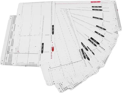 Produktbild von Strickmaschine Blume Karte,Stricken gestanzt Karte,Strickmaschine Zubehör,Strickmaschine Punch Card,Strickmaschine Ersatzteile,Strickmaschine Pattern Card
