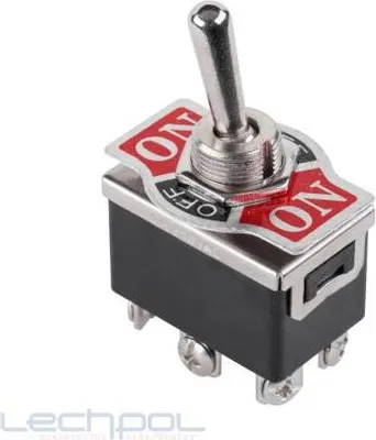 Immagine prodotto di Interruttore a levetta 250V 6A KN3(C)-203 PRK0031-3 LECHPOL