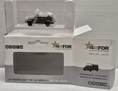 Produktbild von Märklin 4MFOR VW 181 offen Kurierwagen Miitär 18705