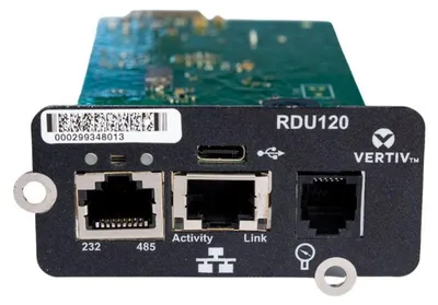 Productafbeelding van Liebert Intellislot RDU120 - Adapter voor externe bediening - Gigabit Ethernet x 1