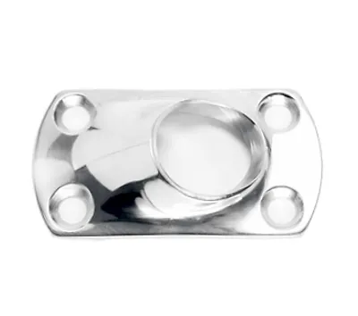 Produktbild von Relinganschweißfuß - 45° 22mm, 80x45mm