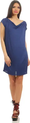 Immagine prodotto di Longshirt monospalla Damen; Dunkelblau S/M