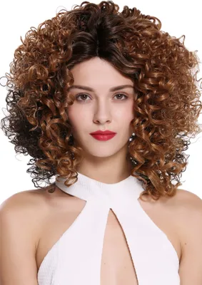 Produktbild von WIG ME UP Perücke Lace Mono Locken Volumen Braun Kupferbraun LBP09-MF-GD2410