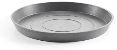 Obrázok produktu pre Miska pod kvetináč Ecopots plastová Ø 21 cm, výška 2,5 cm, sivá