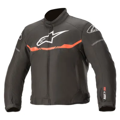 Produktbild von Alpinestars T-SPS Wasserdichte Kinder Motorrad Textiljacke Farbe: Schwarz/Rot, Grösse: 130 cm