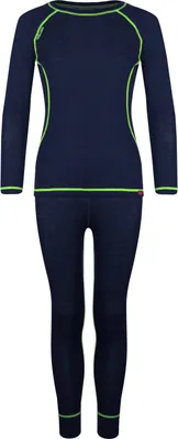 Produktbild von Trollkids Merino Funktionsunterwäsche-set Blau 128 cm Jungen,Mädchen Blau 128 cm