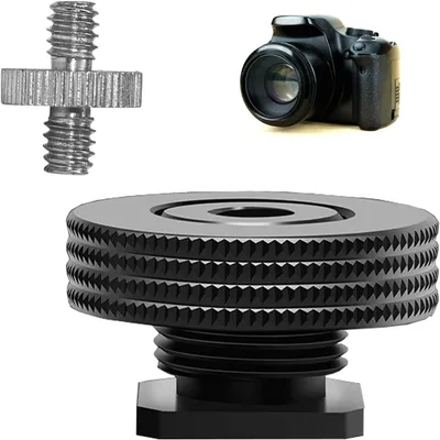 Productafbeelding van Adapter voor 1/4" Vrouwendraad naar Hot Shoe - Statief Draad voor Camera's en Accessoires