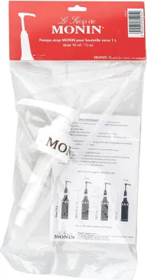 Immagine prodotto di Pompa per sciroppo Monin per bottiglie di vetro da 1 litro 10ml - cocktail frullati (1 confezione)