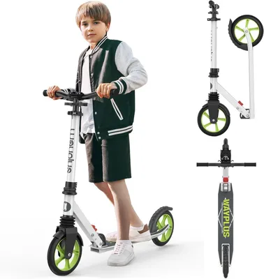 Produktbild von Cityroller für Kinder, Jugendliche und Erwachsene, leicht, klappbar, ab 6 Jahren, höhenverstellbar