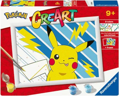 Image de Ravensburger CreArt Peinture sur Numéro - Pokémon Pikachu